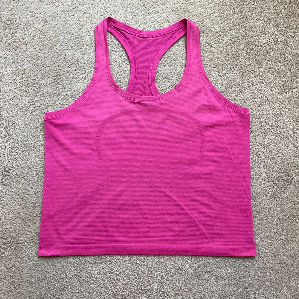 Lululemon Sonic Pink Swiftly Tech Racerback Tank